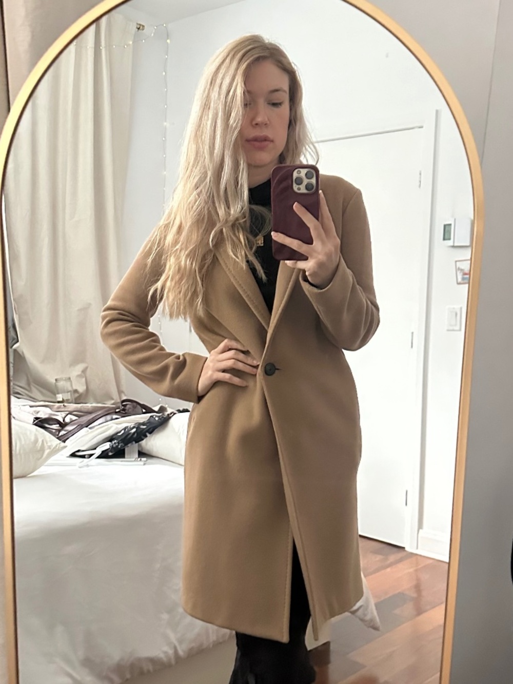 Aritzia Fall Wool Coat